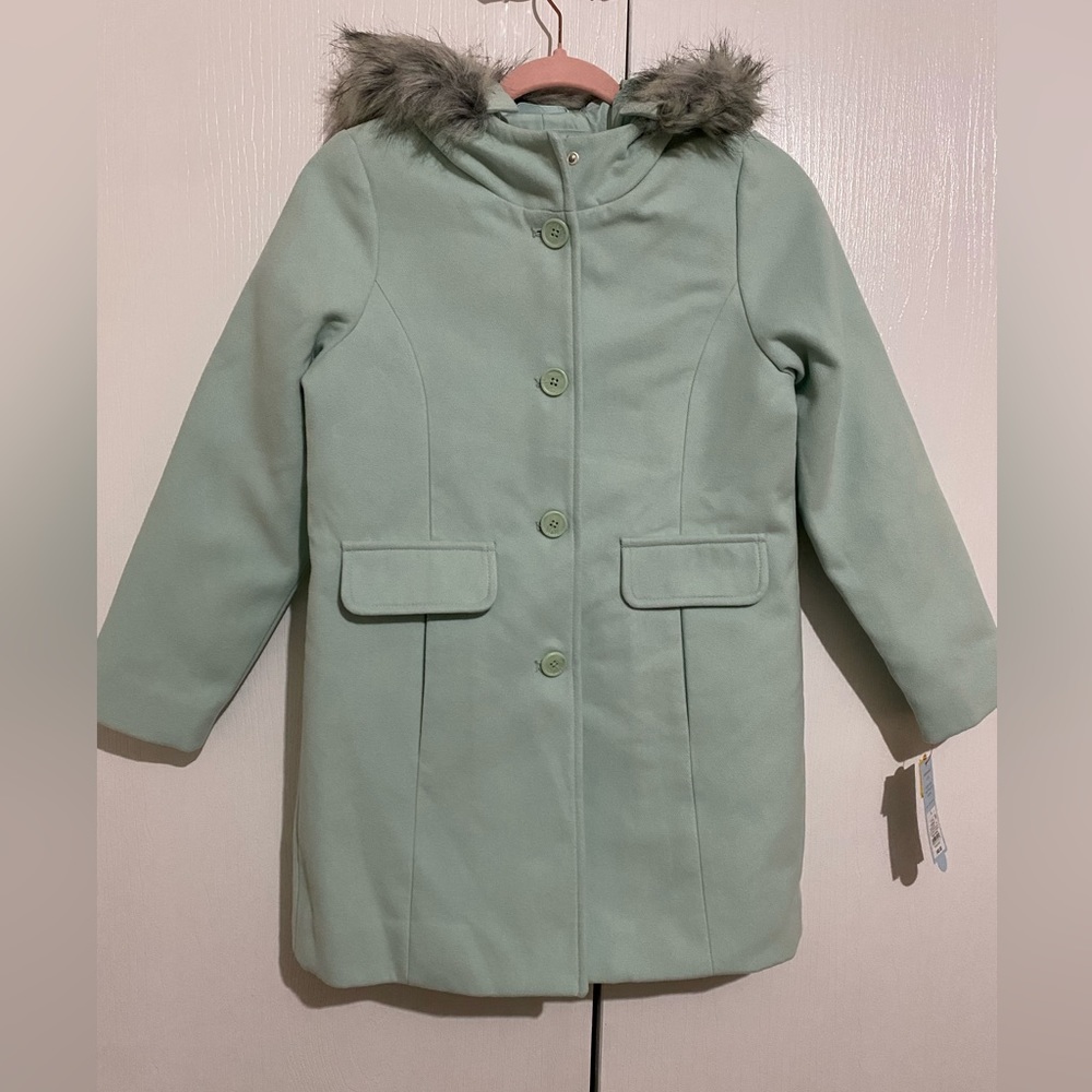 Cat & Jack | Girls’ Coat Jacket | Color Mint | Size L 10-12